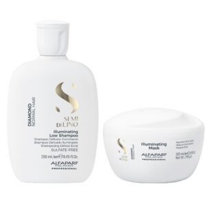 Kit Alfaparf Semi Di Lino Iluminador - Xampu e Máscara de Hidratação